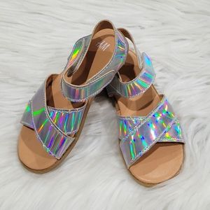 H&M girls sandals- size 9